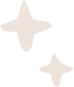 Pair of sparkle stars neutral