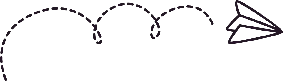 Paper airplane flying